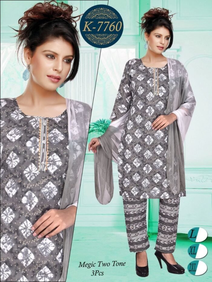 Kurti set - Magic Two Tone - Image 1
